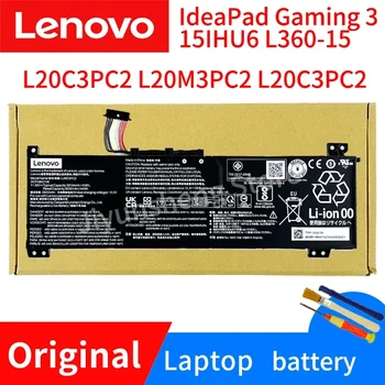 Naujas Lenovo Originalus Žaidimų 3 15IHU6 L20C3PC2 L360-15 Originalus Laptopo Baterijos L20M3PC2 L20C3PC2 11.52 V 45Wh 3910mAh