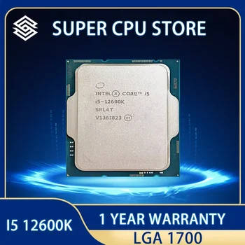 Intel Core i5-12600K Naujas i5 12600K 3.4 GHz Dešimt-Core Šešiolika-Sriegis L3=20M 125W Paramos DDR4 DDR5 Desktop CPU Socket LGA 1700