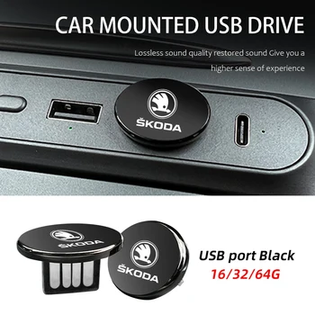 Automobilis Montuojamas USB Drive 64gb 32gb 16gb Memory Stick, USB 