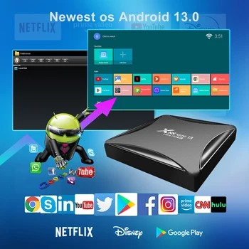 HAAYOT Smart Android 13 TV BOX RK3528 2.4&5G Dual WIFI 4K 8K 3D Smart 4G-32G 64G TVBOX Global Media Player 