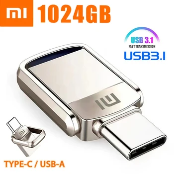 Xiaomi USB 3.1 Tipas-C Konversijos Sąsaja 2TB 1 TB 512 GB 256 GB Mobilųjį Kompiuterį Sujungti Nešiojamų USB Universali Saugojimas