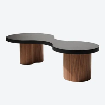 Derliaus kavos staliukas, antikos stiliaus kavos staliukas meno, Nordic small unit kavos staliukas, paprasta ir modernus