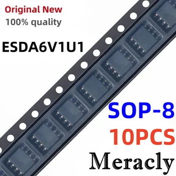 MERACLY (10piece)100% Naujas ESDA6V1U1 E6V1U1 sop-8 Chipset SMD IC mikroschemoje
