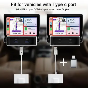 1Pcs Automobilių Navigacijos Lange Adapteris Tinka Apple Telefonai Originalių Automobilių Laidinio Belaidžio Smart AIBOX Lauke Adapteris Compate