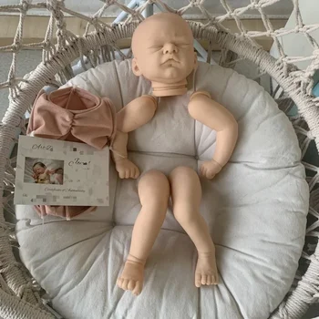 19Inch Lėlės Reborn Rinkinio Jona su Sertifikato Naujagimis Miega Kūdikis, Minkšta realistc 