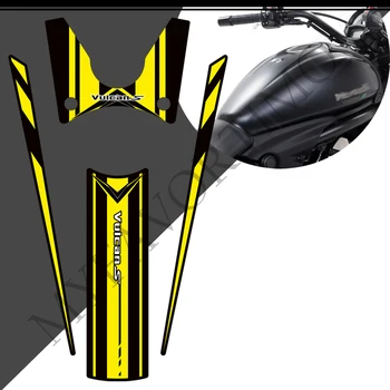 Už Kawasaki VULCAN S 650 VN650 Motociklo Bakas Trinkelėmis Naftos Dujų Kuro Raštas Lauktuvės Sparno priekinio, galinio Stiklo Lipdukai Lipdukai