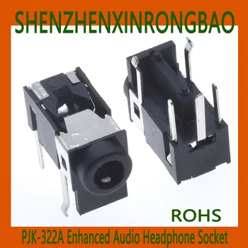 10vnt audio 3.5 MM PJ-322A patobulintas tiesiogiai plug-in DIP5 pin, dual channel atsparios karščiui, ausinių laikiklis MP3 DVD LIZDAS