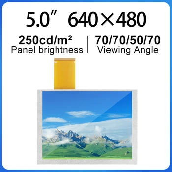 Originalus 5inch LCD ekranas AT050TN22 V. 1 AT050TN22 V1 640*480 skystųjų kristalų ekrano skydelis