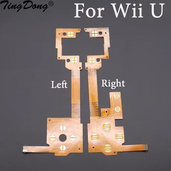 L R Kairėn, Dešinėn Mygtuką Laidi Plėvelė, Juostelė Flex Kabelis Remonto Wii U PAD Gamepad