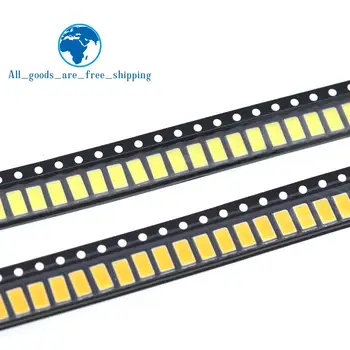 100vnt SMD 5630 LED 5730 SMD šviesos Diodai 50-55LM Lempos šviesą skleidžiantys Diodai Chip Balta / Šiltai Balta 100 CW-WW LED