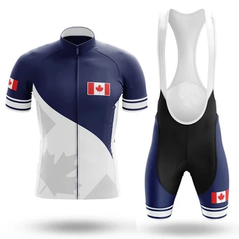 Kanada equipacion ciclismo verano hombre 2023 Kvėpuojantis dviračių Džersis Vyrų 20D gelio dviračių džersis nustatyti dviračių Šortai Triatlonas