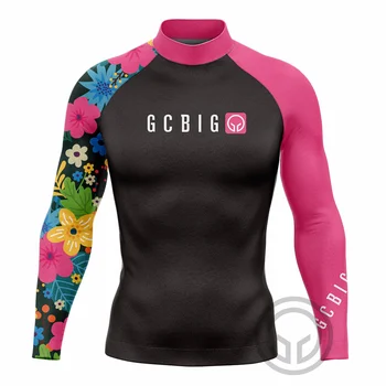 GCBIG Sporto Bėrimas Apsaugas Vyrų Banglenčių ilgomis Rankovėmis Marškinėliai Quick Dry Turėkite Šiltų Drabužių, Camiseta De Natacion Para Hombre Plaukti Dėvėti