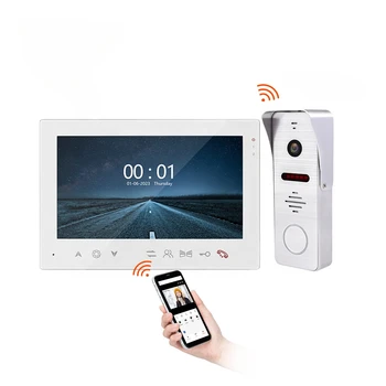 Tuya WiFi Vaizdo Doorbell Ip Domofonas Sistema už Buto Durys, Telefono Accecs Įrašas
