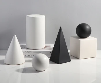 Šiaurės minimalistinės šiuolaikinio kūrybos geometrijos keramikos kambarį, kavos staliukas, fojė, studijų apdaila