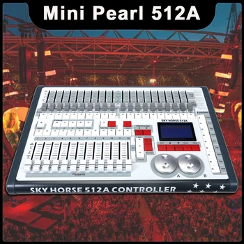 YUER Mini Pearl 512A Konsolės profesionaliojo Scenos Įranga, DMX512 Valdytojas Diskoteka Šalies Kalėdų Baras DJ Apšvietimo, Etapas Poveikis