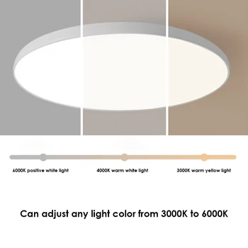 Pažangios Šiuolaikinės Lubų Lempa RGB Šiltai Balta Pritemdomi LED Lubų Šviesos Kambarį Tuya WiFi APP Valdymas Balsu su Alexa
