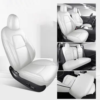 1 Nustatyti Automobilių Sėdynės Padengti Mikropluoštu Oda Visų Sėdynių Apsaugos Pagalvėlės, Interjero Dekoravimo Suderinama Modelis 3