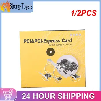 1/2VNT Peržiūros 5.1-channel Pci-express Garso CardPci Express Xi-e Cmi8738 Chipset Lengvas, Aukštos Kokybės Nešiojamas