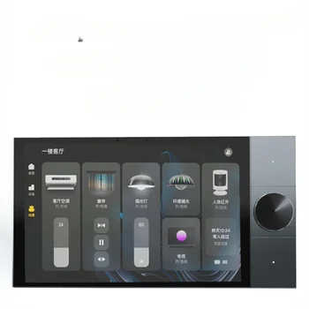 Smart home mygtukas dešimties colių centrinis kontrolės ekranas grafiti jungiklis valdytojas belaidžio fono muzikos priimančioji sistema