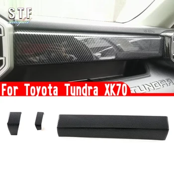 Anglies Pluošto Stiliaus Interjeras Centro Kontrolės Aplink Apdaila Toyota Tundra XK70 2022 2023 Automobilių Reikmenys Lipdukai