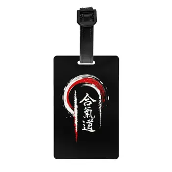 Custom Aikido Bagažo etiketę Pavadinimas Kortelę Privatumo Padengti ID Etiketės, Kelionės Krepšys, Lagaminas