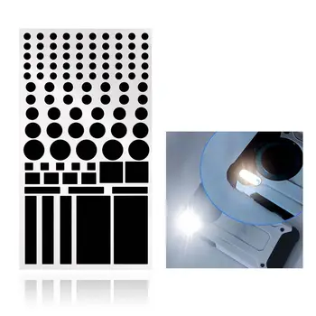 Auto LED Blackout Lipdukai Tamsos Lipdukai 50-100% Kursas Šviesos Blokavimas PVC Lipdukai Automobilio Buitinės Elektronikos Produktus