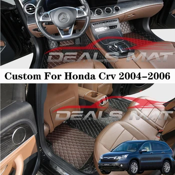 Automobilių Flooe Kilimėlis Honda Crv 2004-2006 Interjero Detales Pagal Užsakymą Vandeniui Odos Kilimas, Kilimai Priedai