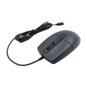 USB Tipo C Corded Mouse Nešiojamieji kompiuteriai, mobilieji telefonai ir Tablečių 3 Mygtuką Žaidimų Ergonomiškas Pelės Dropship