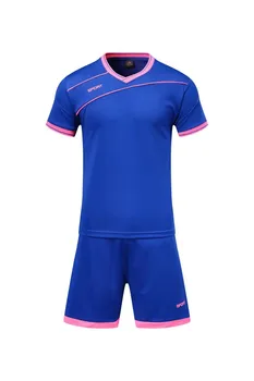 Didmeninė užsakymą futbolo uniformos vyrų futbolo džersis sporto rinkinį šviežio prakaito absorbcija quick dry futbolo dėvėti sportinę aprangą