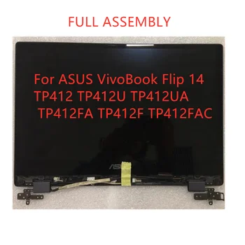 Už ASUS VivoBook Apversti TP412 Serijos Touch Screen Asamblėjos FHD Ekranas, Originalus LCD Pakeitimo TP412U TP412UA TP412FA TP412F