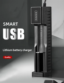 ALL-IN-ONE Universalaus USB Įkroviklio 10440 14500 16340 18650 18500 3.7 v, Li-ion Baterija