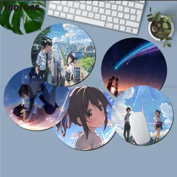 Anime Jūsų Vardas Kilimėlis Animacija Apvalus Didelis Skatinimo Lentelė Kilimėlis Studentų Kilimėlis Kompiuterio Klaviatūros Mygtukai PC Gamer Mousemat