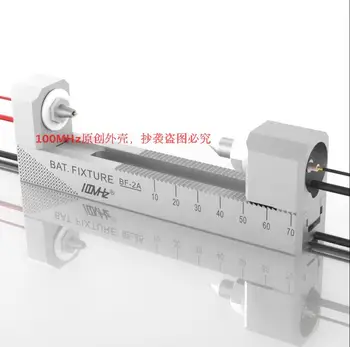 Dviguba savaiminio fiksavimo aliuminio lydinio CNC keturių vielos baterijos laikiklio apkaba, BF-2A tinka 18650 AA AAA ir pan.