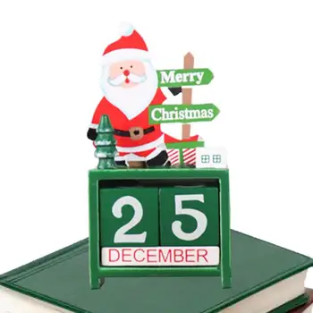 Kalėdų Atgalinės Atskaitos Kalendorius Blokas Medienos Kalėdinis Advento Kalendorius Užblokuoti Nešiojamų Kalėdų Medinių Blokas Kalendorius Namų Holida