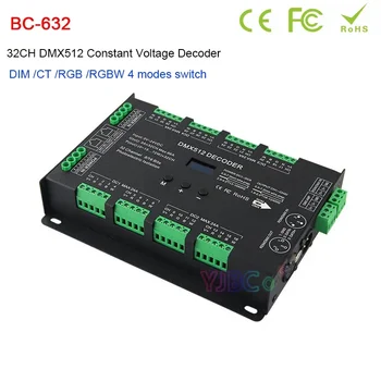 Bincolor CV 32CH DMX LED Dekoderis 5V-24V 3A*32CH DMX512 Valdytojas Viena spalva CT RGB RGBW LED Juostelės Žibintai, atsargų šalinimas