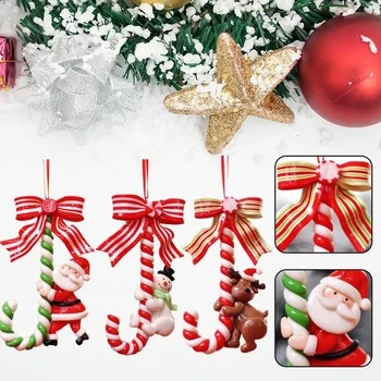 hristmas Prekių Minkštas Keramikos Santa Claus Sniego Ramentas Duona Žemės Kabantys Papuošalai Kalėdų Eglutės Puošimas Ornamentais Straipsniai