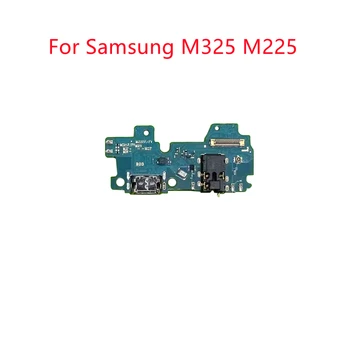 Samsung Galaxy M325 M225 USB Įkroviklis Uosto Jungtį PCB Lenta Juostelė Flex Kabelis Įkrovimo lizdas sudedamųjų dalių Pakeitimas