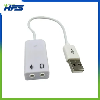 Naujas Sienoc USB 2.0 Virtualus 7.1 Kanalo Xear 3D Išorinė USB Garso plokštė Audio Adapteris, skirtas 