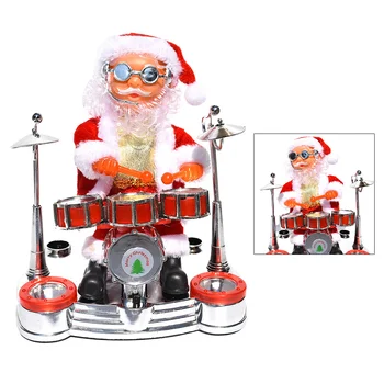 Šokių, Dainavimo Kalėdų Senelis Kalėdų Žaislas Valdomas Muzikos Judantis Paveikslas Atostogų Apdailos (Būgnas) Karuselės